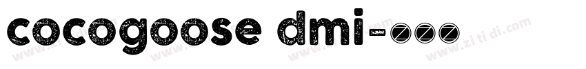 cocogoose dmi字体转换